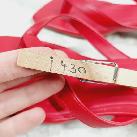 New Open Edit Tori Kitten Heel Slip-On Thong Sandals i430 - Picture 11 of 11